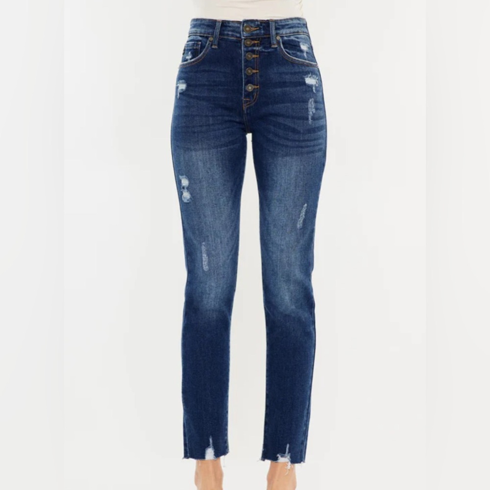 Kancan | Kelsey High-rise Cigarette Jeans
